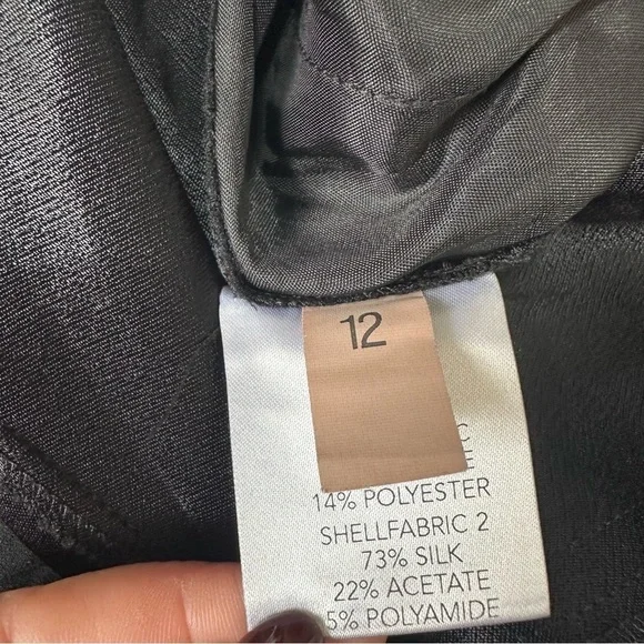 Iris & Ink Black Ruffle Jumpsuit - Picture 11 of 16